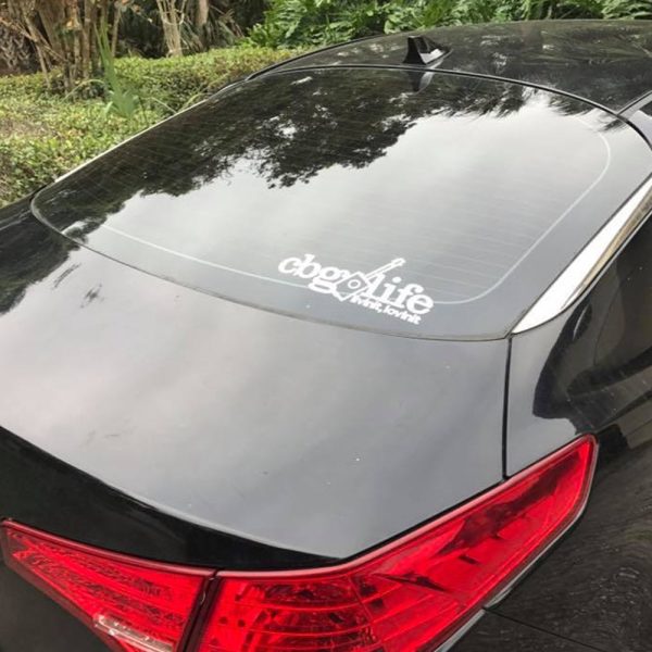 CBGLIFE 4.5  H x 10  W Decal For Discount - Image 3