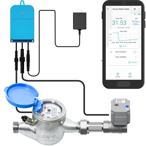 FlowSmart Control: Meter & Valve Controller, 2  Meter & Motorized Valve Kit Online