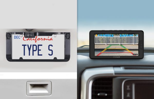TYPE S HD Solar Powered Wireless Backup Camera with Ultrasonic Backup Sensor on Sale - Image 2