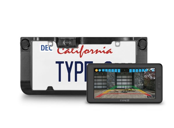 TYPE S HD Solar Powered Wireless Backup Camera with Ultrasonic Backup Sensor on Sale